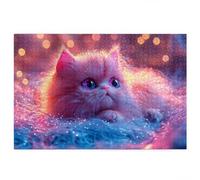 Puzzle 5000 Pièces Adultes, Puzzle Chat pour Adulte, Grand Puzzles Bois avec Boite Cadeau 156x105cm, Jeu de Concentration pour Adultes, Decoration Noel, Idee Cadeau Femme Homme, Thème: Mignon, C-73