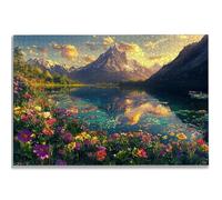 Puzzle 5000 Pièces Adultes, Puzzle Paysage pour Adulte Débutant, 156x105 cm Grand Puzzles Montagne avec Boite, Jeu de Concentration pour Adultes, Puzzles pour Décoration Maison, Cadeau Femme, -2704