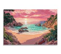 Puzzle 5000 Pièces Adultes, Puzzle Paysage pour Adulte Débutant, 156x105 cm Grand Puzzles Plage avec Boite, Jeu de Concentration pour Adultes, Puzzles Bois pour Décoration Maison, Cadeau Femme, -2490