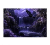 Puzzle 5000 Pièces Adultes, Puzzle Paysage pour Adulte, Grand Puzzles Bois avec Boite Cadeau 156x105cm, Jeu de Concentration pour Adultes, Decoration Noel, Cadeau Femme Homme, Thème: Automne, T-73