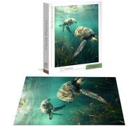 Puzzle 5000 Pièces Adultes, Puzzle Tortue de mer pour Adulte et Enfants, Grand Puzzles Bois avec Boite, Jeu de Concentration pour Adultes, 5000 Pièces Puzzles Animal pour Décoration de Noël H-6111