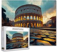 Puzzle 5000 Pieces Adultes Rome Jigsaw Puzzle Bois DIY Classiques Impossible éDucatif Jigsaw Exerce MéMoire et L'Intuition avec Affiche Incluse BoîTe Compacte Peut Cadeau pour Domicile DéCorer P-4