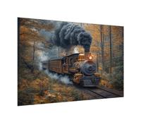 Puzzle 5000 Pièces Adultes Train Jeu D'Intelligence, n-332