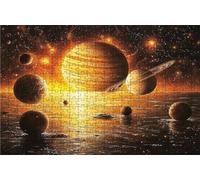 Puzzle 5000 Pieces Adultes Univers, Puzzle 5000 Pièces Bois DIY Adulte Paysage, Puzzle Classiques Compact Box pour Tableau Decoration Murale Cadeau Femme 105 x 160 cm RXPT-6520
