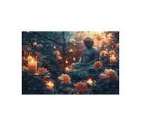 Puzzle 5000 Pieces Adultes Zen Puzzle 5000 Pieces Bois Fleur, Puzzles Classiques Jeux Réflexion pour Toute la Famille Réunie, Puzzles Adulte pour Printemps Decoration Murale 105 x 160CM LZPT-02642