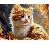 Puzzle 5000 Pieces - Animal Chat 156.5x105.5 cm Puzzles pour Adultes - Puzzle 5000 Pièces Adultes - avec Une Boîte d'emballage Exquise - Jeu d'Activités Familiales - Cadeau Femmes & Hommes s7h-222