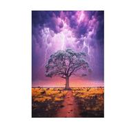 Puzzle 5000 Pieces Arbre de la Vie Puzzle Nuage 5000 Pièces Grand Adultes Difficile Jigsaw en Bois avec Boîte Cadeau, DIY Challenge Impossible Créatif Jeu pour Adulte, Cadeau Femme 105x156cm D-1119
