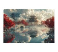 Puzzle 5000 Pièces Automne, 5000 Pièces Puzzle Adulte, Jeu de Concentration, 156.5x105.5cm Grand Puzzles Bois pour Décoration Maison, Jeu de Puzzles Paysage pour Toute la Famille, Cadeau Femme, -6674