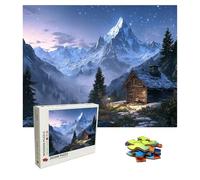 Puzzle 5000 Pièces Cabine Puzzle Adulte Grand 156.5 X 105.5 cm, Paysage Puzzles Jeu éDucatif Défi, 5000 Pièces Jigsaw Puzzles Classiques pour Cadeau Femme et Homme, Decoration Murale Maison, 8p-428