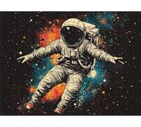 Puzzle 5000 Pieces - Ciel étoilé Astronaute 156.5x105.5 cm Puzzles pour Adultes - Puzzle 5000 Pièces Adultes - avec Une Boîte d'emballage Exquise - Jeu d'Activités Familiales - Décor Moderne s7h-156