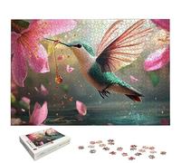 Puzzle 5000 Pièces Colibri, Puzzle 5000 Pièces pour Adultes et Enfants à Partir de 14 Ans, Animaux Puzzles Bois avec Une Boîte d'emballage Exquise, Puzzles pour Décoration Murale, Cadeau Femme, -6540