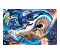 Puzzle 5000 pièces Dragon de jour et de nuit, Dès 14 ans, Dragons, 12000813, Ravensburger