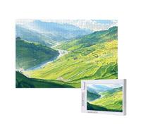 Puzzle 5000 Pièces Été Puzzle Prairie Motifs,Puzzles Bois Adulte avec Boîte Cadeau,Loisirs Créatifs Adultes DIY Activite Manuelle,Cadeau Anniversaire Homme Femme,Décoration Intérieure,105x156cm,p572t