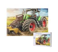 Puzzle 5000 Pieces Ferme Grand Puzzle Classiques en Bois pour Adultes, Jeux Amusants/Colorés/Impossible/Difficiles, Cadeau d'anniversaire de Festivals pour la Famille Amis - Tracteur 2T-657