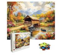 Puzzle 5000 Pièces Ferme Puzzle Adulte Grand 156.5 X 105.5 cm, Paysage Puzzles Jeu éDucatif Défi, 5000 Pièces Jigsaw Puzzles Classiques pour Cadeau Femme et Homme, Decoration Murale Maison, 8p-405