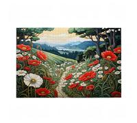 Puzzle 5000 Pieces Fleur Puzzle Arbre 5000 Pièces Grand Adultes Difficile Jigsaw en Bois avec Boîte Cadeau, Challenge Impossible Créatif Jeu pour Adulte, Décoration, Cadeau Femme 105x156cm D-743