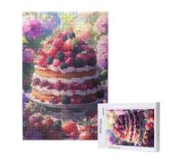 Puzzle 5000 Pièces Fleur Puzzle Gâteau,Puzzles Bois Adulte avec Boîte Cadeau,Loisirs Créatifs Adultes DIY Activite Manuelle,Cadeau Anniversaire Homme Femme,Décoration Intérieure,105x156cm,p1257t