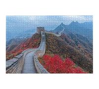 Puzzle 5000 Pièces Grande Muraille, 5000 Pièces Puzzle Adulte, Jeu de Concentration, 156.5x105.5cm Grand Puzzles Bois pour Décoration Murale Maison, Jeu de Puzzles Paysage pour Toute la Famille, -6618