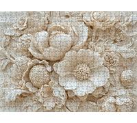Puzzle 5000 Pieces - Gravure Fleur 156.5x105.5 cm Puzzles pour Adultes - Puzzle 5000 Pièces Adultes - avec Une Boîte d'emballage Exquise - Jeu d'Activités Familiales - Cadeau Femmes & Hommes s7h-235
