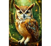 Puzzle 5000 pièces Jeux éducatif Défi Jouets Hibou de la Jungle Puzzles Classiques Puzzle DIY Cadeaux de l'art de la Décoration Moderne