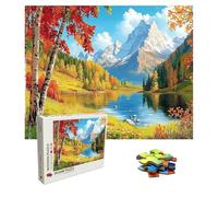 Puzzle 5000 Pièces lac Puzzle Adulte Grand 156.5 X 105.5 cm, Paysage Puzzles Jeu éDucatif Défi, 5000 Pièces Jigsaw Puzzles Classiques pour Cadeau Femme et Homme, Decoration Murale Maison, 8p-376