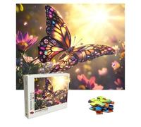 Puzzle 5000 Pièces Papillon Puzzle Adulte Grand 156.5 X 105.5 cm, rêve Puzzles Jeu éDucatif Défi, 5000 Pièces Jigsaw Puzzles Classiques pour Cadeau Femme et Homme, Decoration Murale Maison, 8p-584