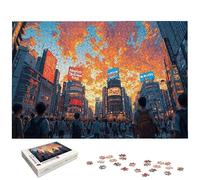 Puzzle 5000 Pièces Paysage, Puzzle 5000 Pièces pour Adultes et Enfants à Partir de 14 Ans, New York Puzzles Bois avec Une Boîte d'Emballage Exquise, Puzzles pour Décoration Murale, Cadeau Femme, -5732