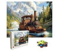 Puzzle 5000 Pièces Paysage Puzzle Adulte Grand 156.5 X 105.5 cm, Bateau Puzzles Jeu éDucatif Défi, 5000 Pièces Jigsaw Puzzles Classiques pour Cadeau Femme et Homme, Decoration Murale Maison, 8p-359