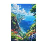 Puzzle 5000 Pieces Paysage Puzzle Oiseau 5000 Pièces Grand Adultes Difficile Jigsaw en Bois avec Boîte Cadeau, DIY Challenge Impossible Créatif Jeu pour Adulte, Decoration Maison 105x156cm D-880