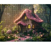 Puzzle 5000 pièces, Puzzle Impossible Adultes 156.5 x 105.5 cm, Impression Haute Définition, Jeux Éducatifs, Puzzles Bois Anti-Stress pour Toute la Famille, Décor Murale, forêt Cabine-4 w0-755