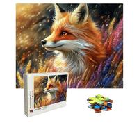 Puzzle 5000 Pièces Renard Puzzle Adulte Grand 156.5 X 105.5 cm, Animal Puzzles Jeu éDucatif Défi, 5000 Pièces Jigsaw Puzzles Classiques pour Cadeau Femme et Homme, Decoration Murale Maison, 8p-118