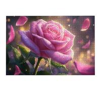 Puzzle 5000 Pièces Rose, 5000 Pièces Puzzle Adulte, Jeu de Concentration, 156.5x105.5cm Grand Puzzles Bois pour Décoration Maison, Jeu de Puzzles Fantaisie pour Toute la Famille, Cadeau Femme, -7070