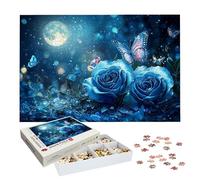 Puzzle 5000 Pièces Rose, Puzzle 5000 Pièces Adultes et Enfants, Puzzles Bois avec Une Boîte d'emballage Exquise, Jeu Éducatif Puzzles Papillon, Decoration Maison, Cadeau Femme, Cadeau Homme, -6915