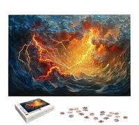 Puzzle 5000 Pièces Surnaturel, Puzzle 5000 Pièces pour Adultes et Enfants à Partir de 14 Ans, Paysage Puzzles Bois avec Une Boîte d'emballage Exquise, Décoration Murale, Cadeau Femme/Homme, -7426