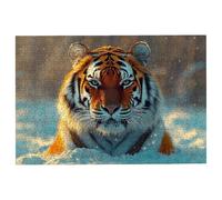 Puzzle 5000 Pieces Tigre, Puzzle 5000 Pièces Adultes Neige, Puzzles Classiques Jeux Educatifs pour Activité Familiale, Qualité Supérieure Puzzles en Bois avec Boite pour Cadeau Femme, Decor -1944