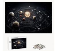 Puzzle 5000 Pièces - Univers & Planète - Puzzle en Bois Durable avec Lettres au Dos - Jeu sans Poussière avec Affiche - Modèle pour Collectionneurs et 14 Ans et Plus (181x105cm) P3#566