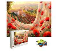 Puzzle 5000 Pièces Village Puzzle Adulte Grand 156.5 X 105.5 cm, rêve Puzzles Jeu éDucatif Défi, 5000 Pièces Jigsaw Puzzles Classiques pour Cadeau Femme et Homme, Decoration Murale Maison, 8p-569