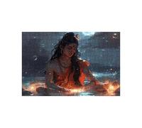 Puzzle 5000 Pieces Zen Puzzle 5000 Pieces Adultes Inde, DIY Bois Puzzles Adulte avec Boîte en Papier Coloré, Puzzles Classiques 105x160 CM pour Soulager Le Stress Decoration Murale Cadeau LZPT-02123