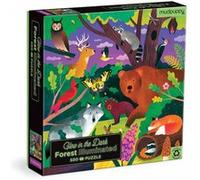 Puzzle - forêt illuminee glow in the dark multicolor TU