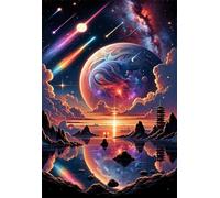 Puzzle 520 Pieces Adultes Espace Fantastique 52 x 38 cm Puzzle Adulte Jeu éducatif défi Jouet Puzzle Impossible 520 Pièces Puzzles