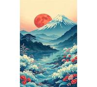 Puzzle 520 Pièces Adultes, Fleurs Montagne Soleil, 52x38 cm Jeux Educatifs Favorisant la Concentration Jeu de Création et Logique Cadeau Garcon et Fille, Puzzle 520 Pieces