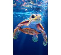 Puzzle 520 Pièces Adultes, Tortue Animale, 52x38 cm Jeux Educatifs Favorisant la Concentration Jeu de Création et Logique Cadeau Garcon et Fille, Puzzle 520 Pieces