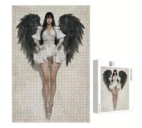 Puzzle 520 Pièces - Ange & Aile - Puzzle en Bois Durable avec Lettres au Dos - Jeu sans Poussière avec Affiche - Modèle pour Collectionneurs et 14 Ans et Plus (52 x 38 cm) P3#1327