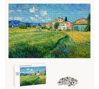 Puzzle 520 Pièces - Été & Paysage - Puzzle en Bois Durable avec Lettres au Dos - Jeu sans Poussière avec Affiche - Modèle pour Collectionneurs et 14 Ans et Plus (52 x 38 cm) P3#123