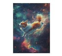Puzzle 52x38cm/1000pcs Cosmic Corgi Adventure-2 Puzzles pour Adultes, Jouets, Décoration Murale, Cadeaux pour Femmes, Cadeaux Uniques pour Un Anniversaire Et Noël 52x38cm/1000pcs
