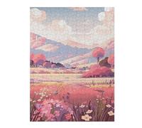 Puzzle 52x38cm/1000pcs Flower Meadow Foothills Puzzles pour Adultes, Jeux De Famille, Assemblage De Motifs, Idéal comme Cadeau pour Toute La Famille 52x38cm/1000pcs