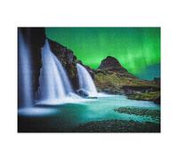 Puzzle 52x38cm/1000pcs Iceland Northern Lights Puzzles pour Adolescents : Jeux Pratiques D'analyse Et De Logique, Parfaits comme Cadeaux pour Toute La Famille 52x38cm/1000pcs