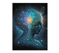 Puzzle 52x38cm/1000pcs pour Adolescentes Esoteric Zen Universe V5 Puzzles pour Adolescentes Jeux Relaxants Décoration Parfaite Cadeaux Anti-Stress 52x38cm/1000pcs