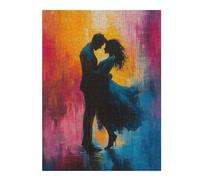 Puzzle 52x38cm/1000pcs pour Adolescentes Love Couple Painting Puzzles pour Adolescentes - Jeux Relaxants pour Toute La Famille - Anniversaire, Noël 52x38cm/1000pcs