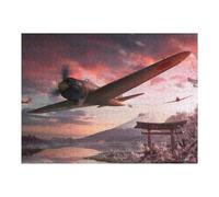 Puzzle 52x38cm/1000pcs pour Adolescentes Nakajima Ki43 Hayabusa Puzzles pour Adultes Jeu Manuel Cadeaux pour Femmes pour Anniversaire, Noël 52x38cm/1000pcs